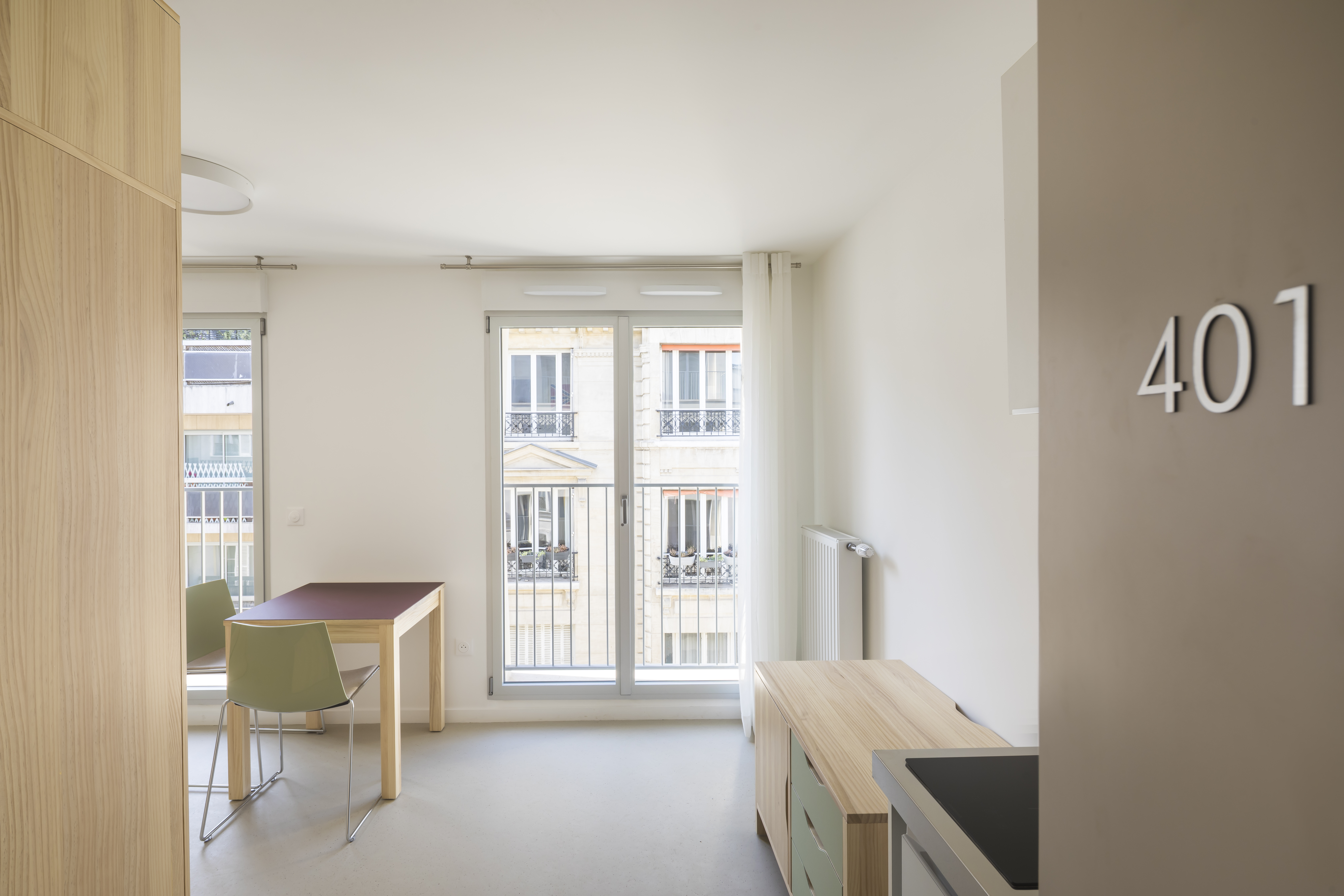 19 logements à Paris XVII – Pension de Famille – Construction neuve