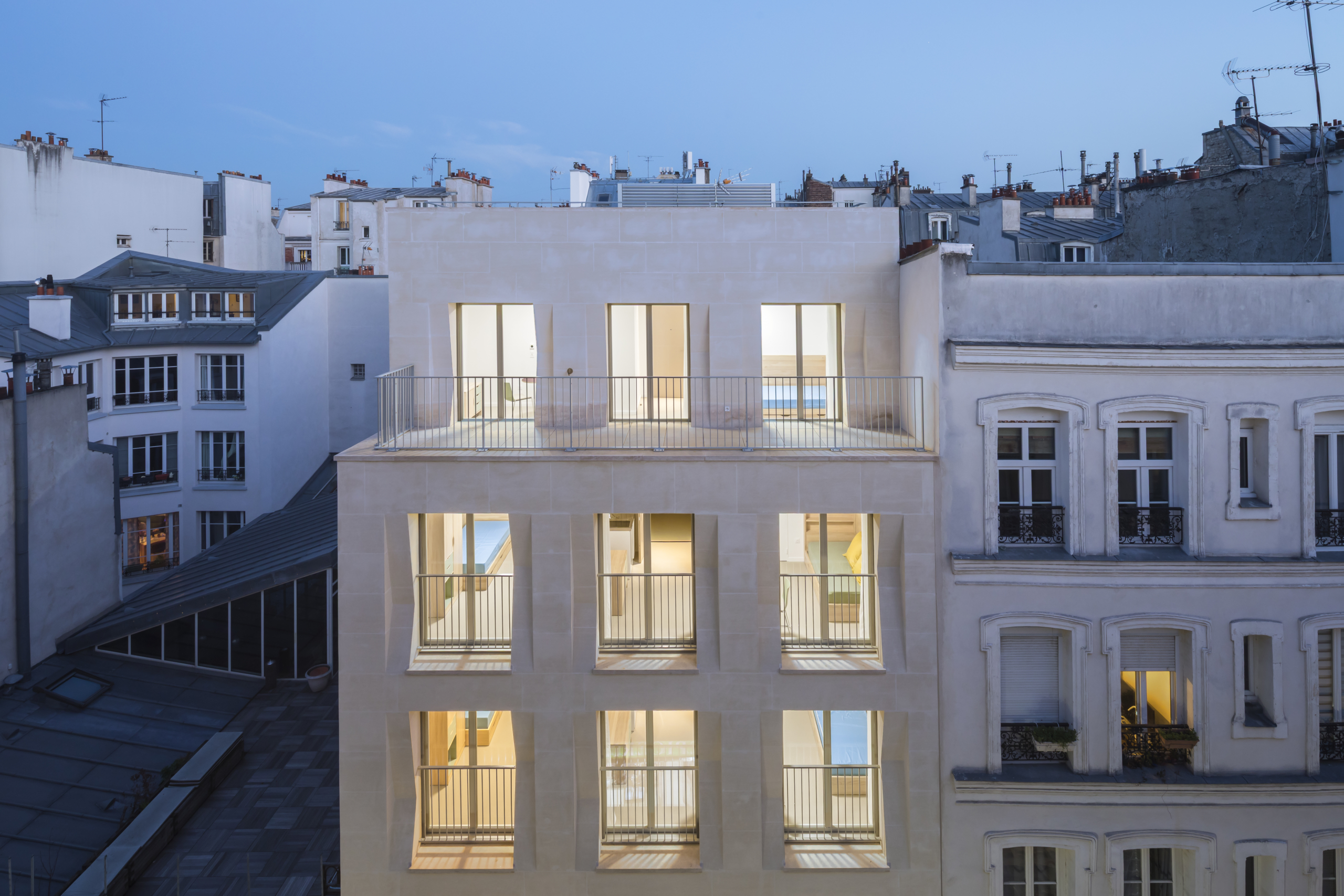 19 logements à Paris XVII – Pension de Famille – Construction neuve